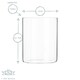 image 3 of Argon Tableware Scandi Storage Jar with Wooden Lid - 750ml - Pack of 3