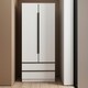 image 1 of FWStyle Lania Ripple Ridged 2 Door 2 Drawer Combination Wardrobe Matt White White