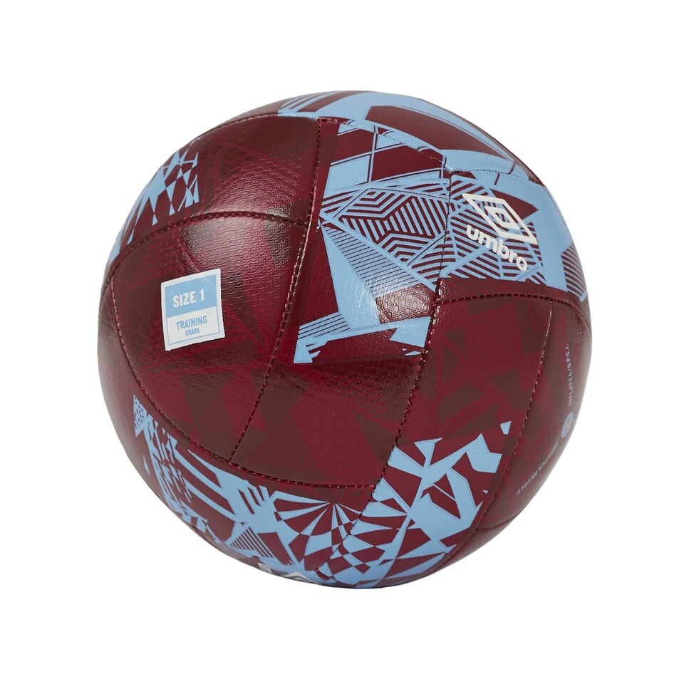 image 1 of Umbro 24/25 Neo Swerve West Ham United FC Mini Football - Cerulean/White/New Claret - 1