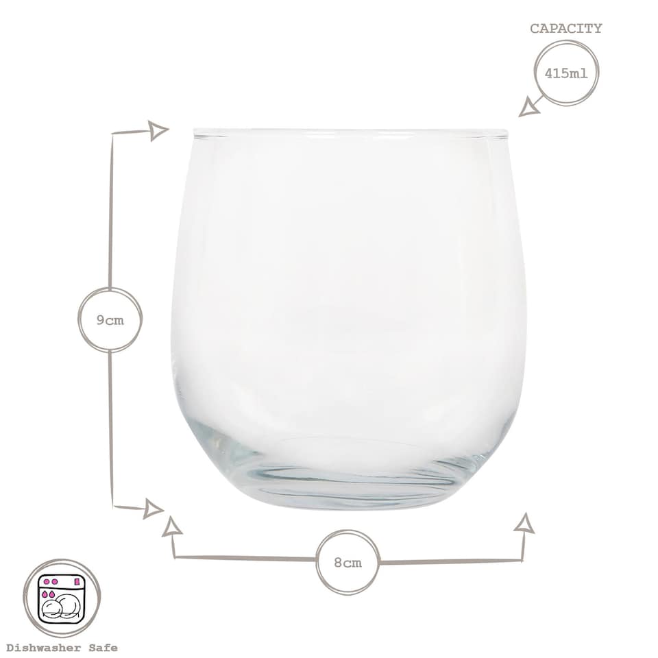 image 1 of LAV Gaia Whisky Glasses - 415ml - Pack of 12 | Clear | Clear