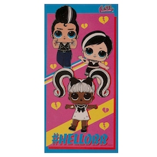 LOL Surprise Beach Towel - Multicoloured - 140cm x 70cm