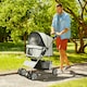 image 2 of PawHut Pet Stroller Carrier Foldable Deluxe Jogger Walk Travel Dog Cat Grey