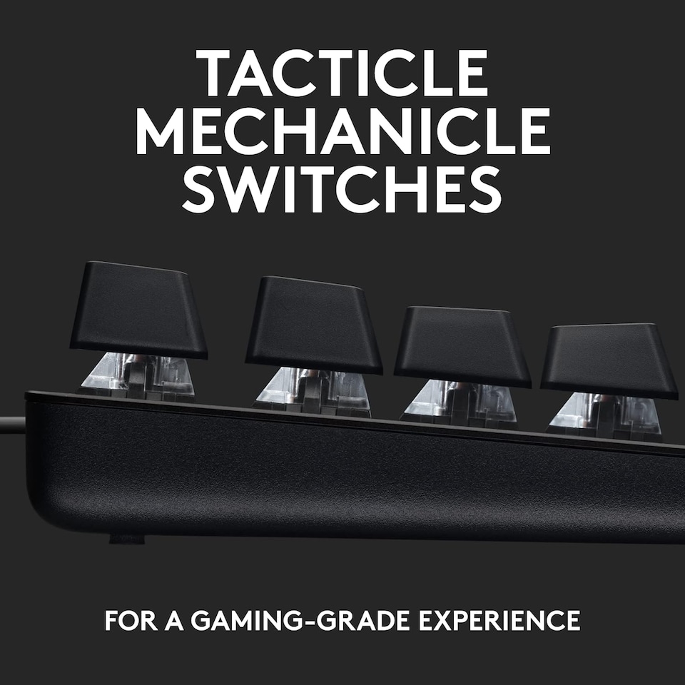 image 1 of Logitech G413 SE Full-Size Mechanical Gaming Keyboard - Backlit Keyboard with Tactile Mechanical Switches