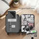 image 8 of Suitcase Set Mila - 4 hard-shell suitcases, including luggage scales and tags | Black | black | 1