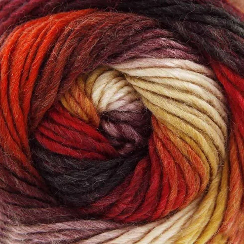 King Cole Multicoloured Riot Chunky Yarn (Value Pack 12 x 100g Balls) For Crochet, Knitting - 134m per ball