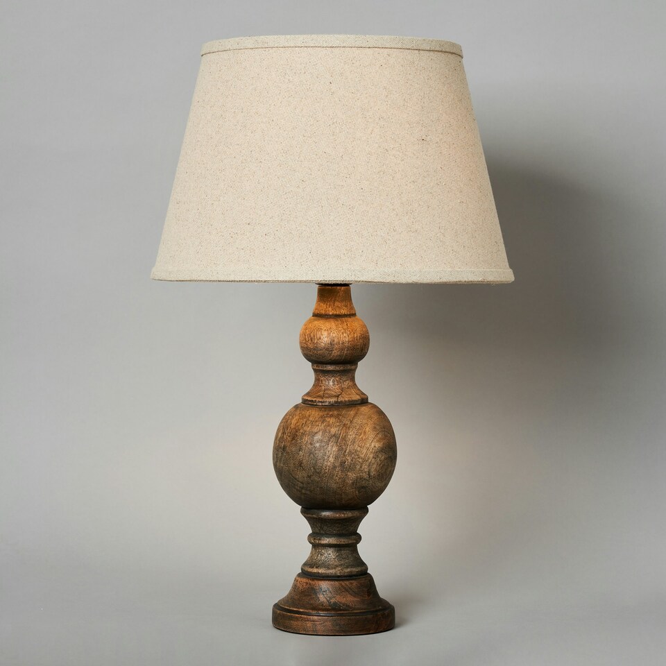 image 1 of BHS Henlock Grey Table Lamp, Natural