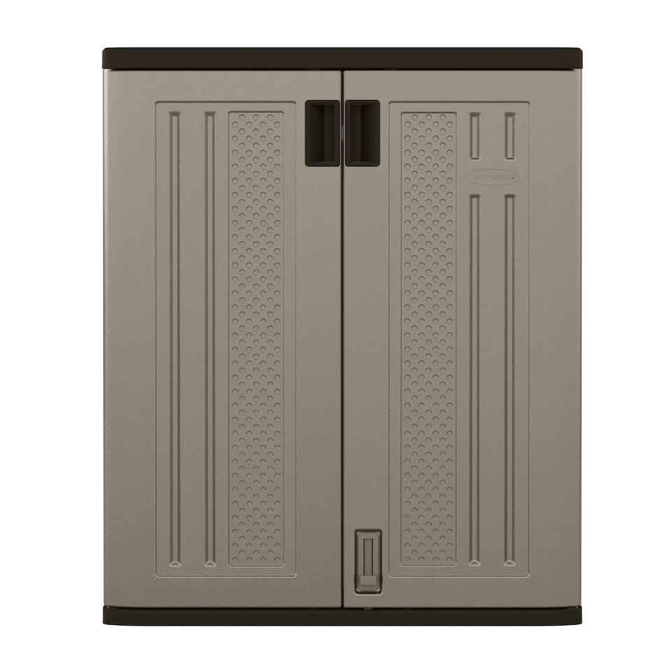 image 1 of Suncast Haven Base Storage Cabinet | Grey