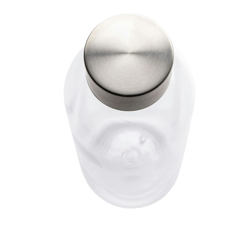 image 1 of XD Collection Metallic Lid Leakproof Water Bottle - Transparent - One Size Clear | One Size