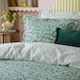 image 2 of Wylder Brianna Floral 100% Cotton Duvet Cover Set, Double, Green | Green | Double