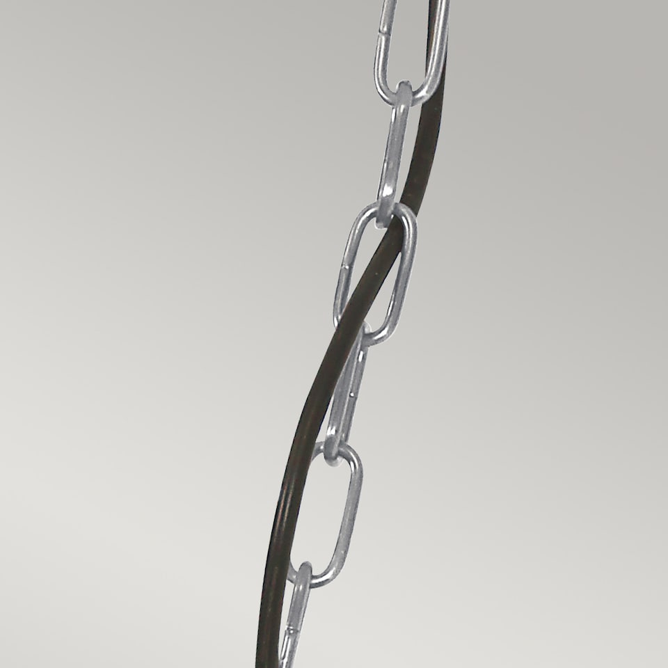 image 1 of Somerton 1 Light Outdoor Ceiling Chain Lantern Antique Nickel IP44, E27