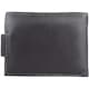 image 2 of Soft Leather Tri-Fold Money / Credit Card Holder / Wallet Black