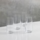 image 2 of Mikasa Champagne Flute Set Clear Stemless Crystal 266ml Set of 4