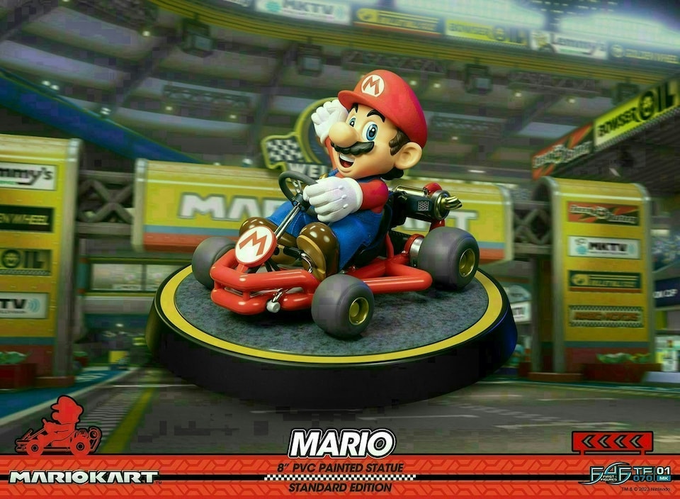 image 1 of First4Figures - Mario Kart (Mario) (Standard) PVC Figurine
