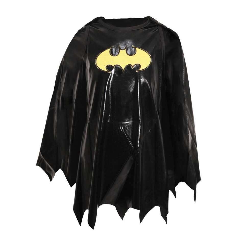 image 1 of Batman Childrens/Kids Deluxe Batgirl Costume - Black/Yellow - S S