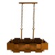 image 1 of Interiors by Premier Metal Brass Finish Pendant Light With Eight Bulbs