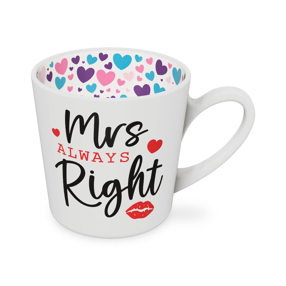 image 1 of Global Journey Gifts Novelty Mug - Mrs Always Right