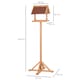image 4 of PawHut Wooden Bird Feeder w/ Cross-shaped Support Feet Weather Resistant Roof