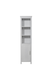 image 1 of Living and Home Rustic & 3 Shelves Freestanding Bathroom Tall Cabinet - White