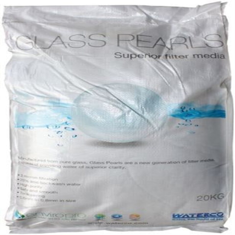 Certikin FMGB120 Grade 1 Glass Pearls filter media 20kg bag