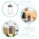 image 2 of Argon Tableware Flip Lock Plastic Food Storage Containers - 1.2 Litre - Grey - Pack of 6
