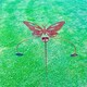 image 2 of Butterfly Wind Rocker Double Bare Metal/Ready to Rust - Steel - W54 x H148.5 cm