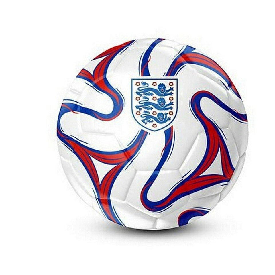 England FA Crest Football - White/Red/Blue - 5