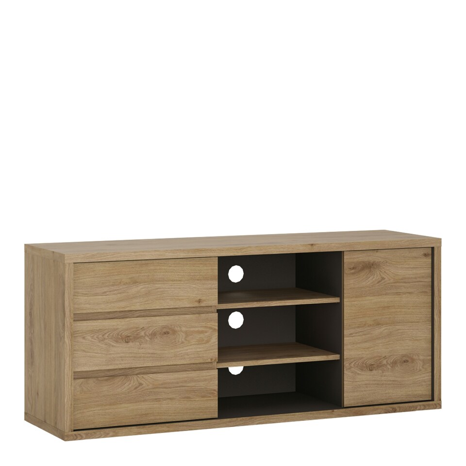 image 1 of Shetland 1 Door 3 Drawer TV Cabinet