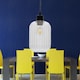image 4 of Batley - Clear Ribbed Glass with Black Pendant Fitting | Clear | Clear | 1