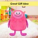 image 8 of Shy Monster Soft Toy Cute Plushie Huggable Cuddly Stuffed Toy Gift 23cm Orange