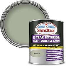 Sandtex 10 Year Exterior Satin Paint - Bay Tree - 750ml