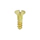 image 1 of Timco - Solid Brass Timber Screws - SLOT - Countersunk (Size 6 x 1/2 - 200 Pieces)