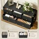 image 8 of HOMCOM Fabric Chest of Drawers with PU Leather Surface, for Bedroom