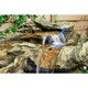image 5 of Primrose Montana Falls Log Rock Effect Cascade Water Feature with LEDs 77cm
