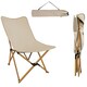 image 1 of Folding Camping Chair Portable Canvas Butterfly Chair for Adults Up to 150kg N/A
