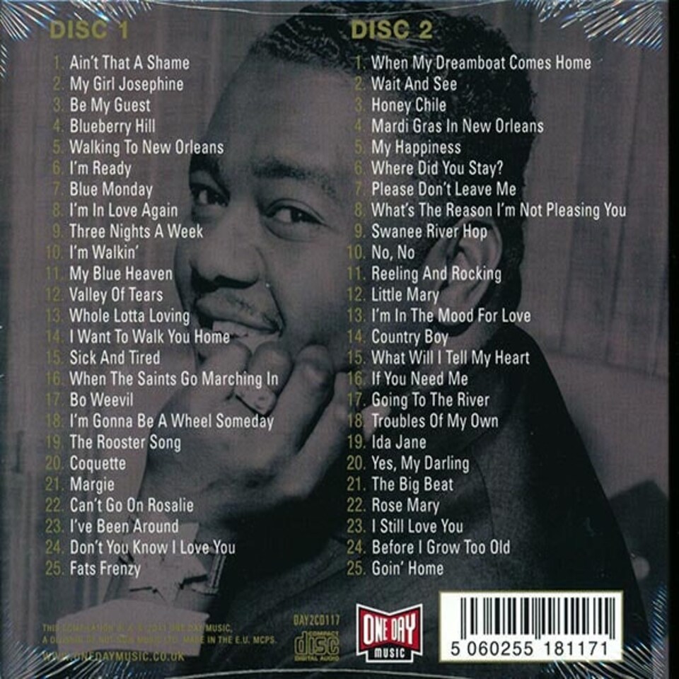 image 1 of Fats Domino CD - Greatest Hits (50 tracks) (2xCD) (deluxe 3 fold digipak)