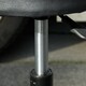 image 8 of HOMCOM Workshop Stool, Rolling Mechanic Stool with Pneumatic Adjustable Height, 360 Degree Swivel, Padded Seat, Tool Tray, for Garage, Workshop, Auto Repair