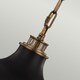image 3 of Cadence 2 Light Dome Ceiling Pendant Antique Brass, Black, E27