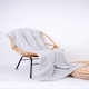 image 4 of Clarysse Grey Soft Cosy Fleece Plaid 130x160cm