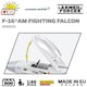 image 6 of F-16 AM Fighting Falcon plane brick model - COBI 5893 - 500 bricks