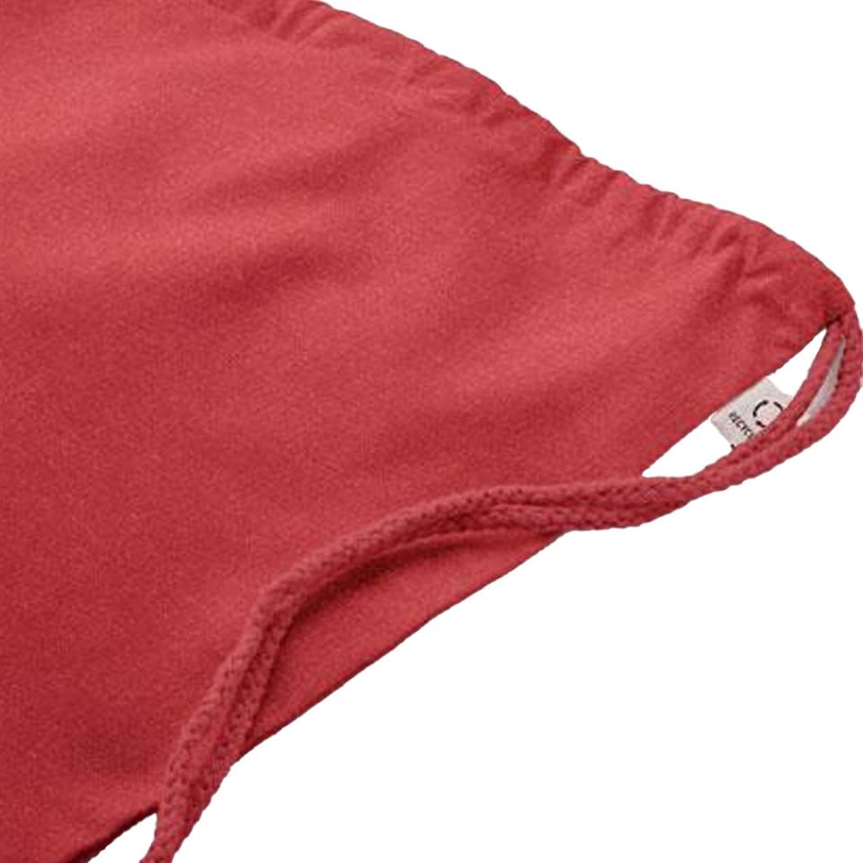 image 1 of MidOcean Cabetri Colour Recycled Cotton Drawstring Bag - Red - One Size Red