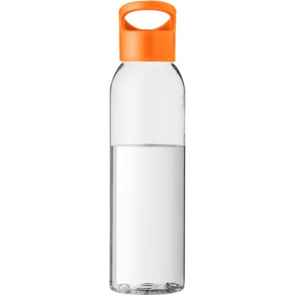 image 1 of Bullet Sky Bottle - Transparent/Orange - One Size