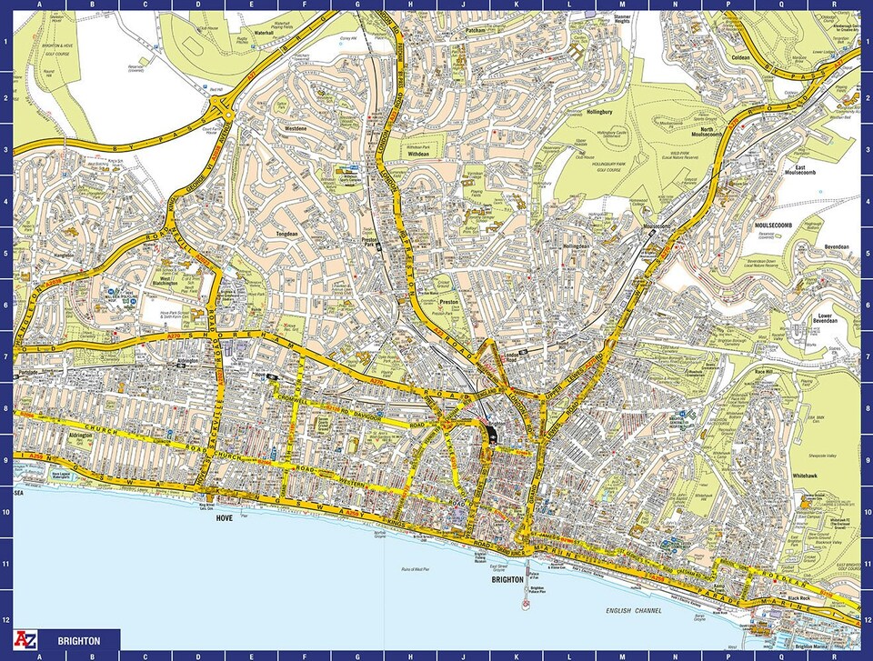 image 1 of A-Z Map of  Brighton 1000 Piece Jigsaw