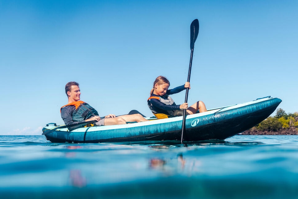 image 1 of Decathlon 50N+ buoyancy aid kayak stand-up paddle dinghy