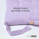 image 5 of Homescapes Seat Pad Luxury Cotton Indoor Outdoor Garden Dining Cushion Mauve | Purple | 40 x 40 cm | 1