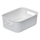 image 1 of SmartStore Essence Small White Organiser Tray Storage Basket, 1.6L White