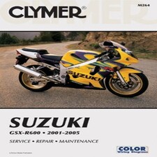 Suzuki GSX-R600 Series Motorcycle (2001-2005) Service Repair...