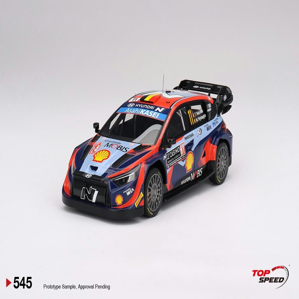 image 1 of Hyundai i20 N Rally1 Hybrid #11 2023 Rally Monte Carlo 3rd 1:18 TSM TS0545