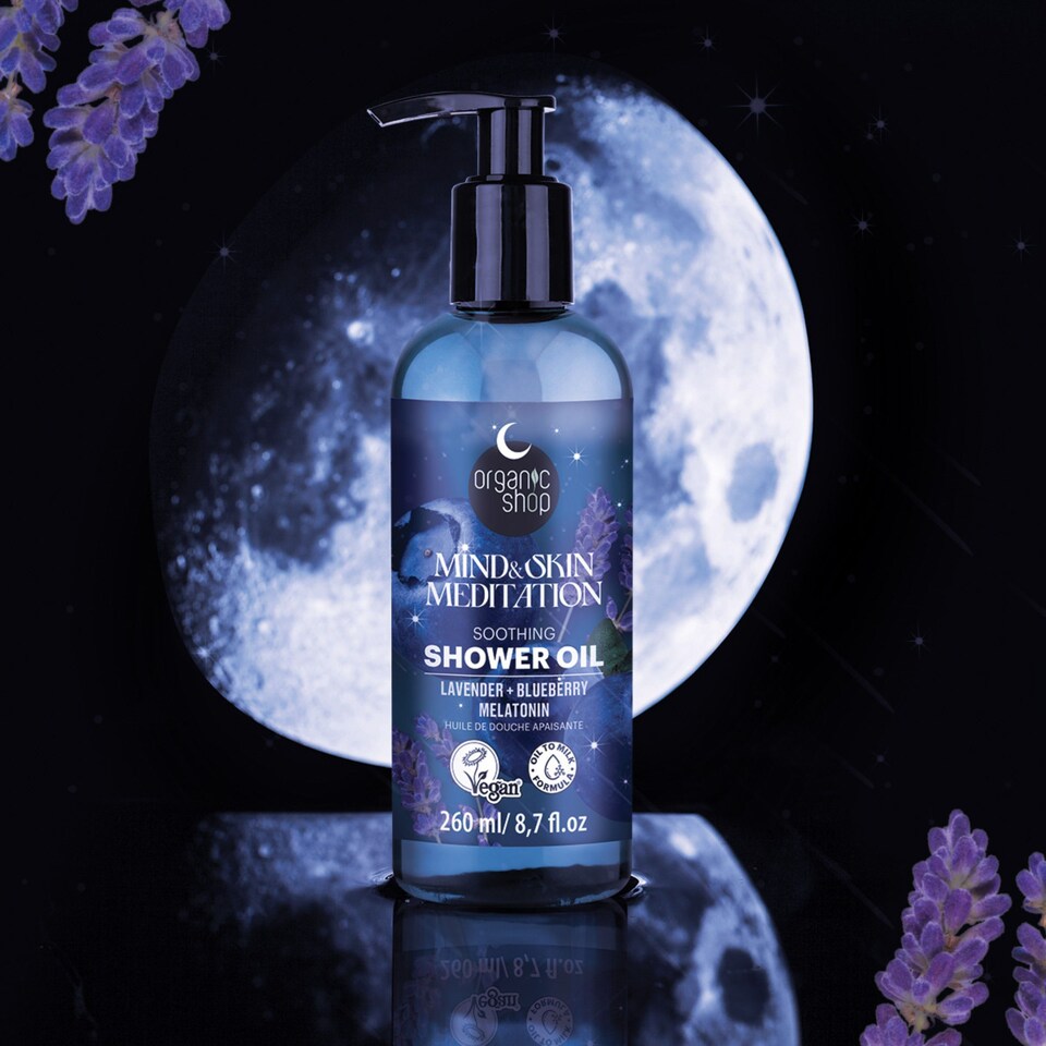image 1 of Organic Shop Sleeping Soothing Shower Oil 260ml