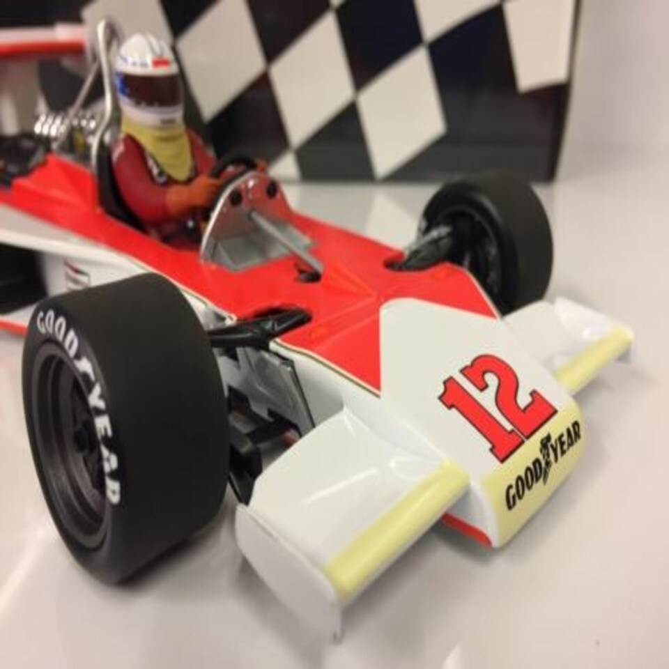 image 1 of Minichamps 530761832 McLaren Ford M23 J.Mass S African GP 1976 1:18 Scale