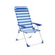 image 1 of Folding Chair Marbueno Blue White 69 x 110 x 58 cm Blue